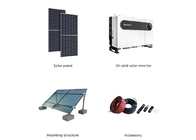 स्मार्ट वाईफाई ऑन-ग्रिड सौर ऊर्जा प्रणाली पूर्ण किट औद्योगिक 250kw 500kw जनरेटर 60Hz