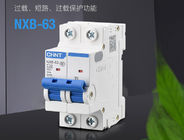 Chint NXB मिनिएचर सर्किट ब्रेकर 1 ~ 63A, 80 ~ 125A, 1P, 2P, 3P, 4P सर्किट प्रोटेक्शन के लिए AC230 / 400V