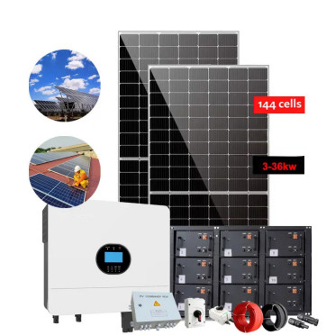 पूर्ण सेट सौर ऊर्जा प्रणाली 5000w हाउस हाइब्रिड सौर प्रणाली 5KW ऑफ ग्रिड सौर ऊर्जा प्रणाली