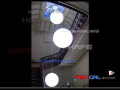 म्यूज सीरीज़ आरजीबीडब्ल्यू रंगीन inflatable प्रकाश गेंद