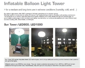 पुलिस सैन्य 500W 230V के लिए रात का प्रशिक्षण तिपाई एलईडी गुब्बारे प्रकाश