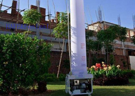 गुब्बारे की सजावट के लिए एलईडी प्रिज्म इन्फ्लेटेबल लाइट टॉवर छिपाई लैंप