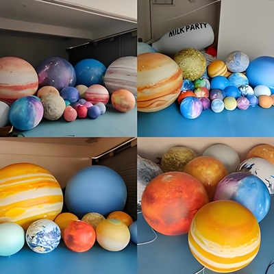 व्यापारिक पार्टियां Inflatable Planet New Creative Interactive Experience सीमित समय की छूट
