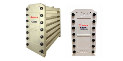 Veolia EDI ई-सेल स्टैक MK-3: ≥16 MOhm-cm प्रतिरोध और नाममात्र प्रवाह 3.4 M3/h के साथ 97% तक वसूली