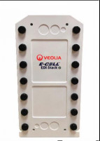 Veolia ई-सेल* EDI MK-3PharmHT स्टैक ईडी मॉड्यूल प्रवाह 3.4 m3/h (15 gpm), 109μs/Cm ईडी सिस्टम से नीचे एक चालकता