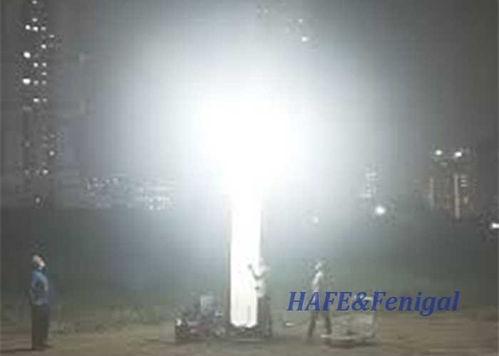 सुरक्षा inflatable प्रकाश टॉवर HMI 1000W उपयुक्त आउटडोर औद्योगिक प्रकाश व्यवस्था के लिए रात में 360 डिग्री
