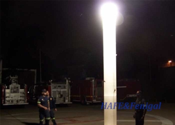 पोर्टेबल inflatable Lighting Tower Night Outdoor Lighting Equipment 575 W HMI कोई चमक नहीं