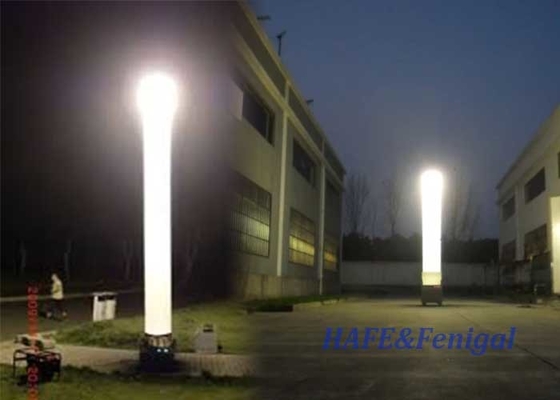 पोर्टेबल inflatable Lighting Tower Night Outdoor Lighting Equipment 575 W HMI कोई चमक नहीं
