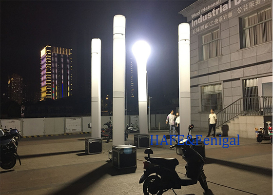 रात के बाहर पोर्टेबल inflatable प्रकाश टॉवर आपातकालीन प्रणाली 1200W 60HZ