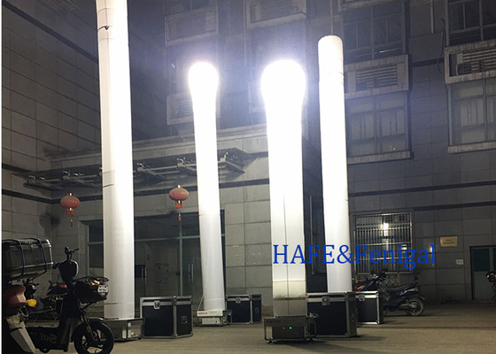 पोर्टेबल inflatable लाइटहाउस टॉवर आपातकालीन विज्ञापन Hmi 1000W 1-3M समर्थन अनुकूलन