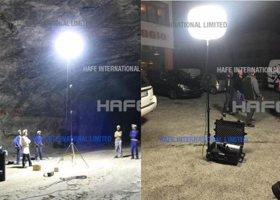 पोर्टेबल नॉन-ग्लेयर इंडस्ट्रियल 480W सन एलईडी बैलून लाइट कस्टमाइज़ेबल सेफ्टी लाइटिंग