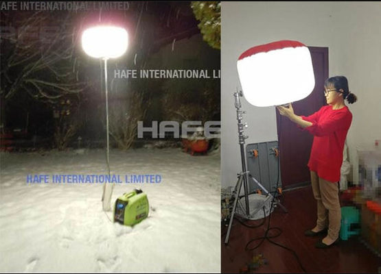 पोर्टेबल नॉन-ग्लेयर इंडस्ट्रियल 480W सन एलईडी बैलून लाइट कस्टमाइज़ेबल सेफ्टी लाइटिंग