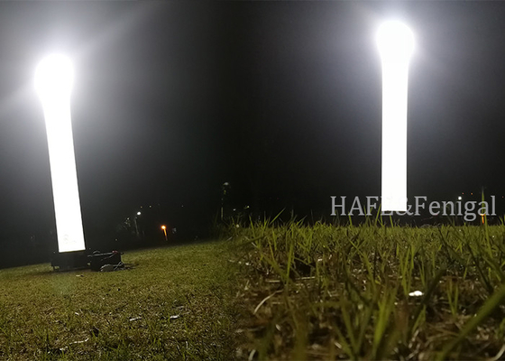 आपातकालीन प्रकाश व्यवस्था inflatable टॉवर प्रणाली HMI1000W 360 डिग्री कोई चमक आउटडोर पोर्टेबल