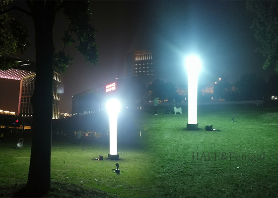 No Glare Inflatable Lighting Tower Emergency System 1200W 60HZ Night Outdoor Portable
