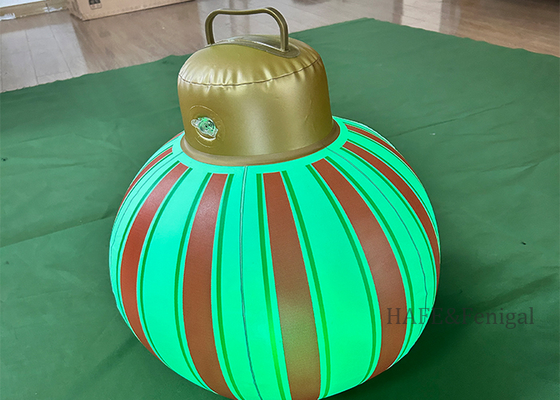 एलईडी गुब्बारा प्रकाश क्रिसमस inflatable पीवीसी (चांदी/सोना) - आउटडोर घर की सजावट आश्चर्यजनक गुब्बारा प्रकाश टॉवर