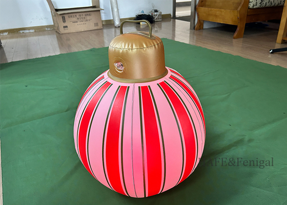 एलईडी गुब्बारा प्रकाश क्रिसमस inflatable पीवीसी (चांदी/सोना) - आउटडोर घर की सजावट आश्चर्यजनक गुब्बारा प्रकाश टॉवर