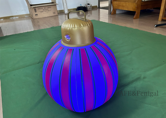 एलईडी गुब्बारा प्रकाश क्रिसमस inflatable पीवीसी (चांदी/सोना) - आउटडोर घर की सजावट आश्चर्यजनक गुब्बारा प्रकाश टॉवर