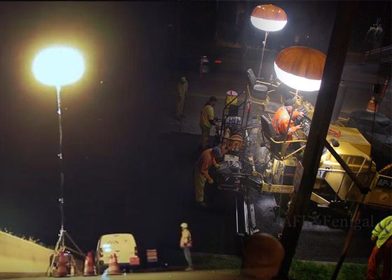 400W एलईडी इन्फ्लेटेबल लाइट टावर वर्क एरिया के लिए सॉफ्ट लाइट, आसान सेटअप