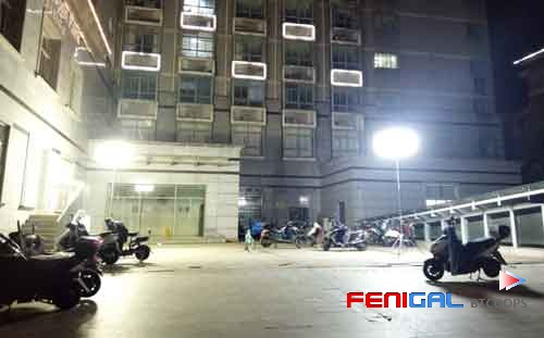 200W Glare-Free Tripod LED Balloons Industrial Rescue Lighting Solution