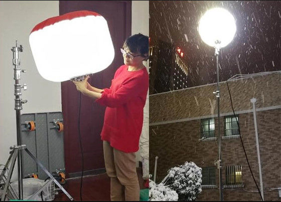 पॉलीसिल्क मटेरियल SUN 480W एलईडी गुब्बारा लाइट्स