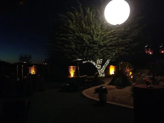 डिमेबल इवेंट बैलून लाइट 800w, एलईडी बैलून लाइट्स डेकोरेशन ब्रांडिंग ऑप्शंस 1.6m / 5.2ft ट्राइपॉड माउंट