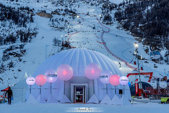 640W Inflatable एलईडी मून बैलून लाइट विथ लाइट एरिया 60000 लुमन्स नाइट आउटडोर इवेंट्स