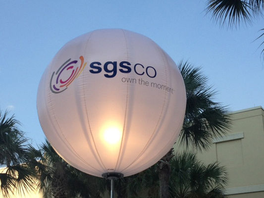 800 डब्ल्यू Inflatable एलईडी लाइट, शादी के उपयोग के लिए इवेंट बैलून एलईडी लालटेन लाइट्स